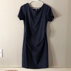 Navy Maternity dress